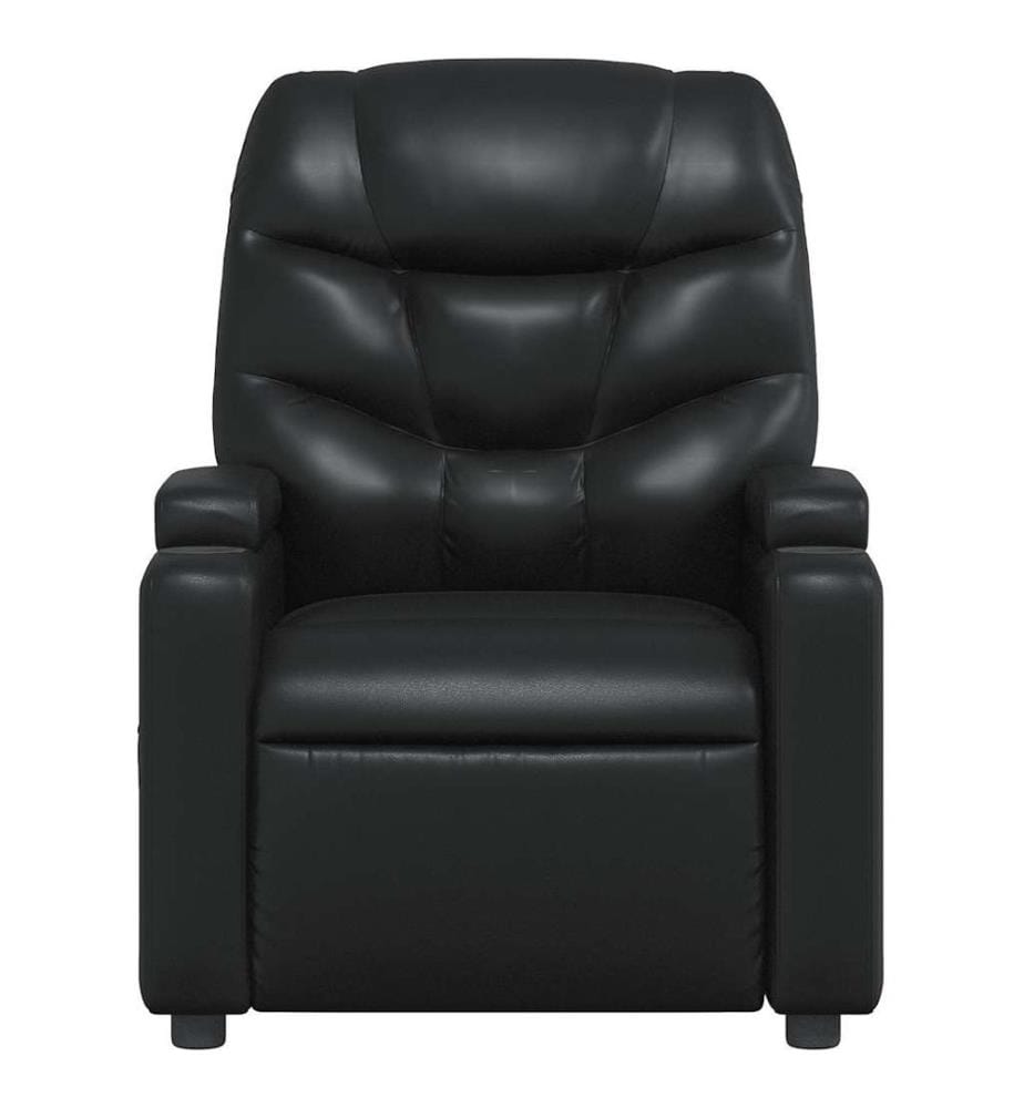 Relaxsessel Schwarz Kunstleder