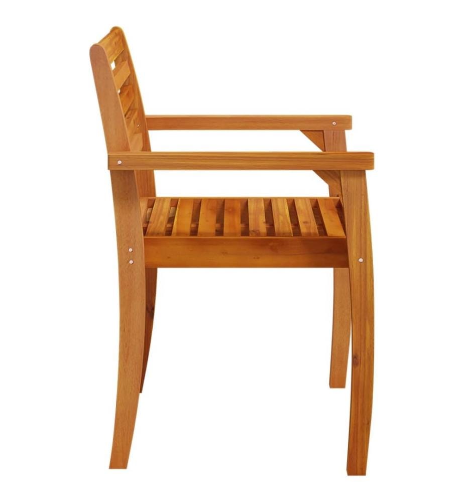 Gartenstühle 2 Stk. 59x55x85 cm Massivholz Akazie