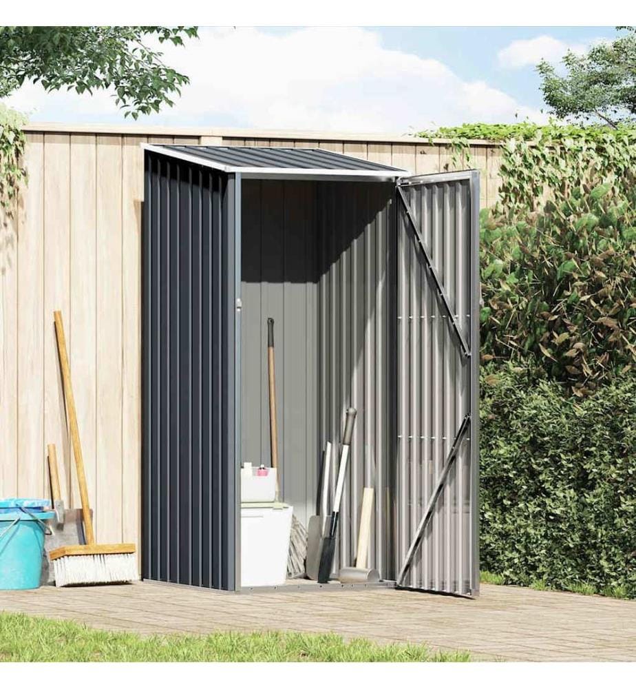 Gerätehaus Anthrazit 87x98x159 cm Verzinkter Stahl