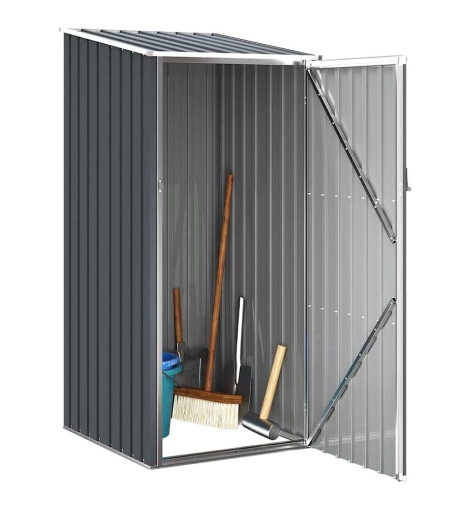 Gerätehaus Anthrazit 87x98x159 cm Verzinkter Stahl
