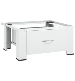 Waschmaschinen-Untergestell mit Schublade Weiss
