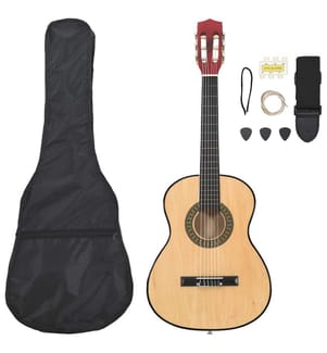 8-tlg. Klassikgitarren-Set für Anfänger 3/4 36"