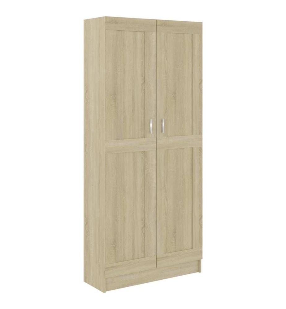 Bücherschrank Sonoma-Eiche 82,5x30,5x185,5 cm Holzwerkstoff