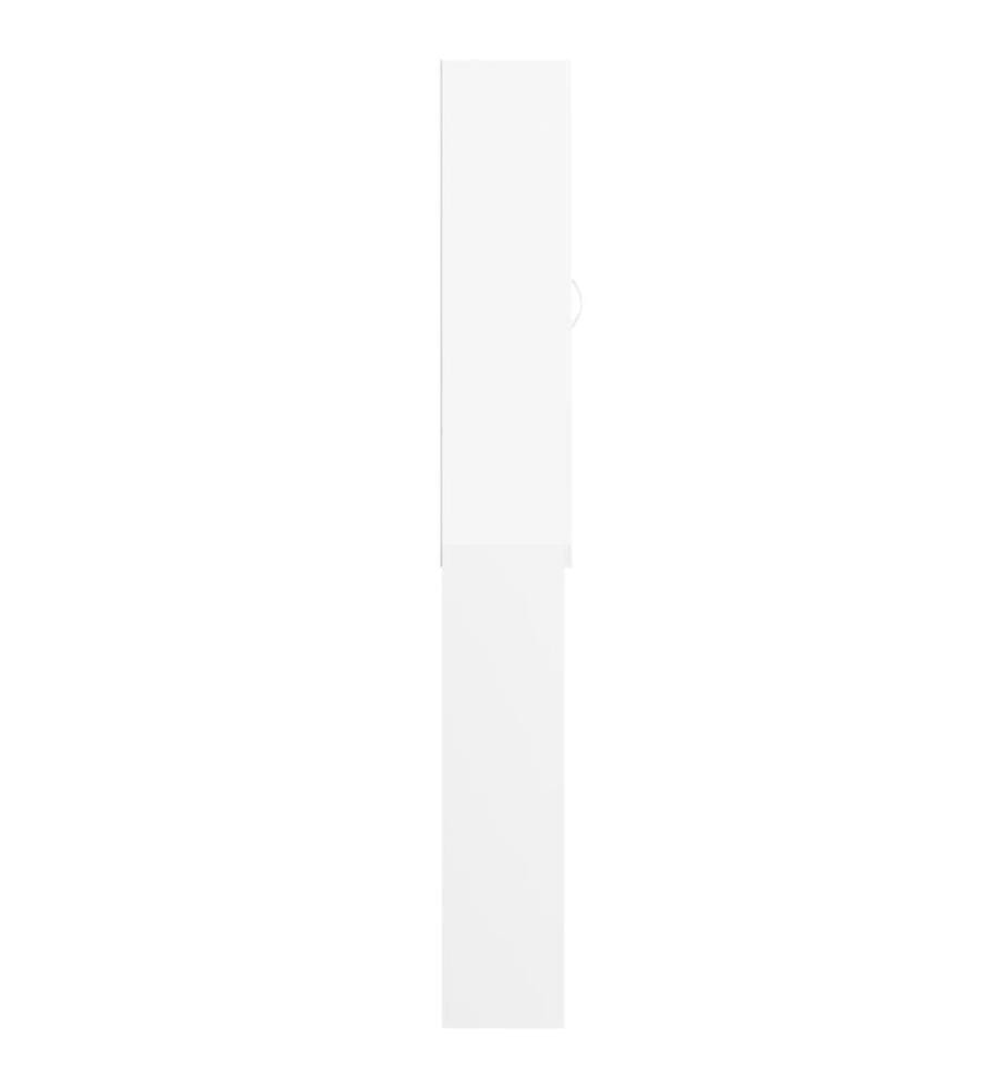Meuble pour machine à laver Blanc 64x25,5x190 cm