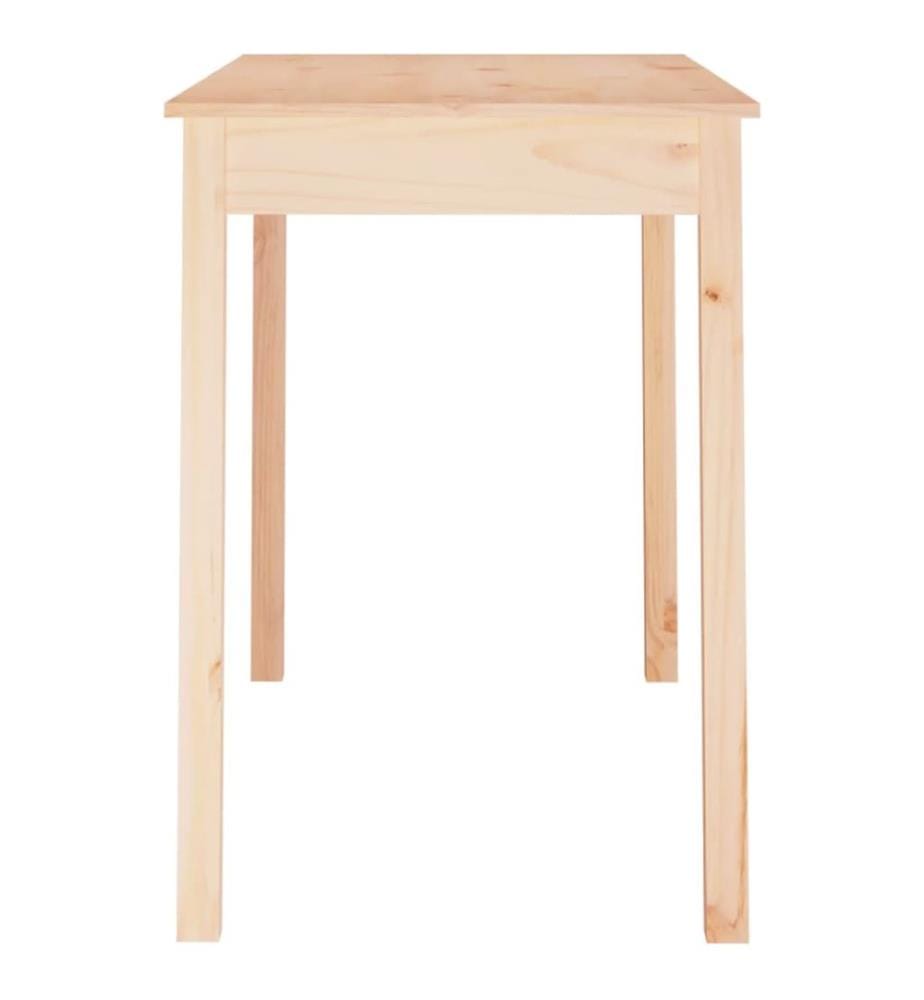 Table à manger 110x55x75 cm Bois massif de pin
