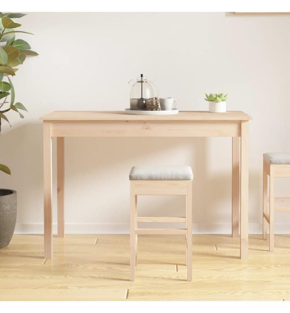 Table à manger 110x55x75 cm Bois massif de pin