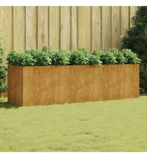 Hochbeet 280x80x80 cm Cortenstahl