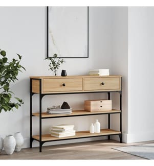 Konsolentisch Sonoma-Eiche 100x25x75 cm Holzwerkstoff