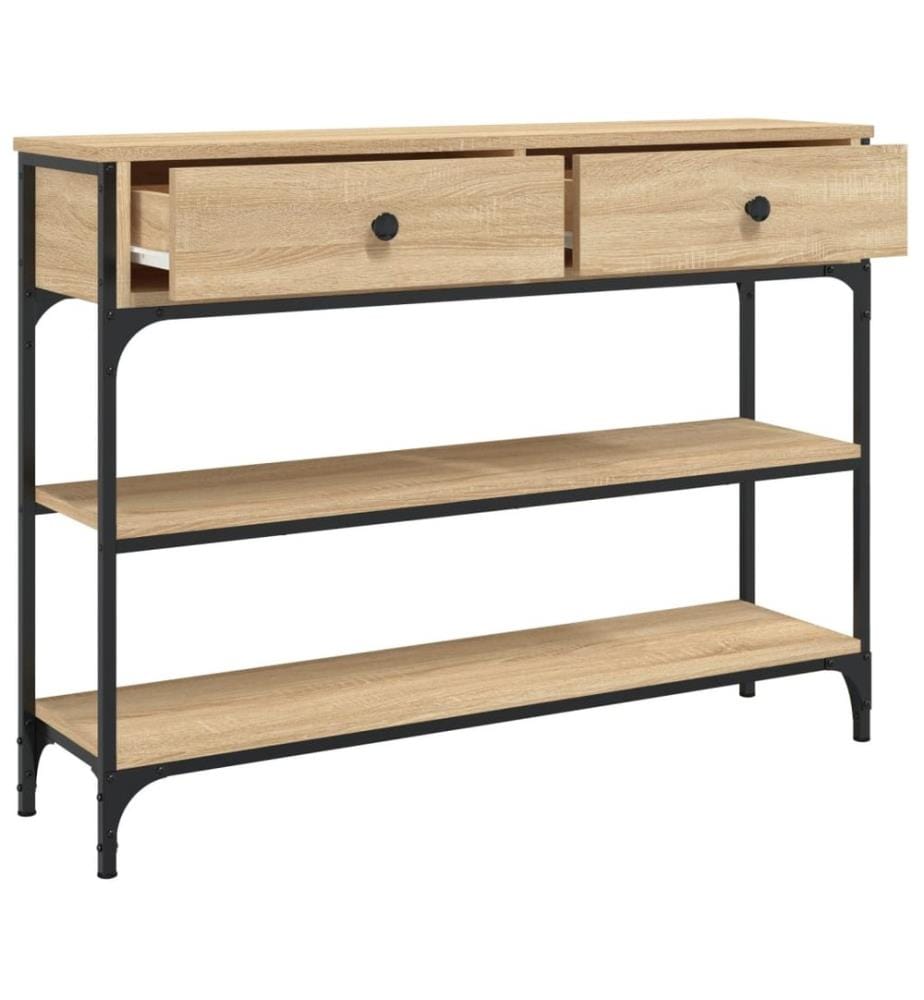 Konsolentisch Sonoma-Eiche 100x25x75 cm Holzwerkstoff