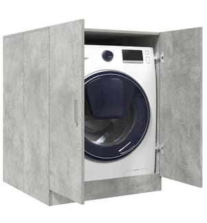 Waschmaschinenschrank Betongrau 70,5x71,5x91,5 cm