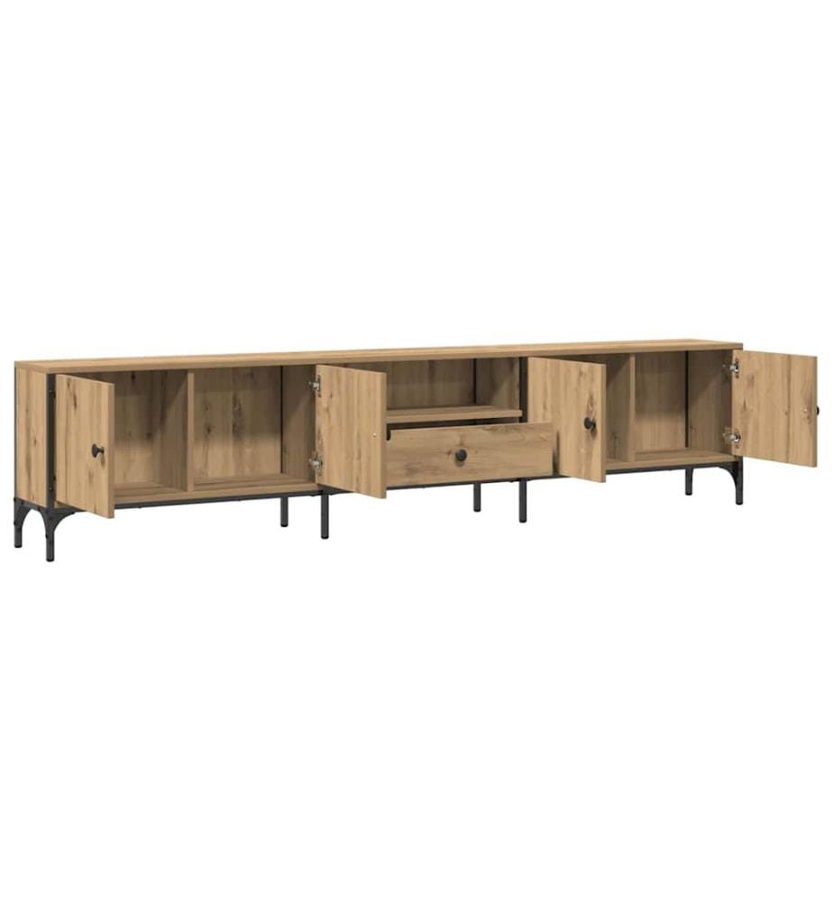 TV-Schrank mit Schublade Artisan-Eiche 200x25x44 cm