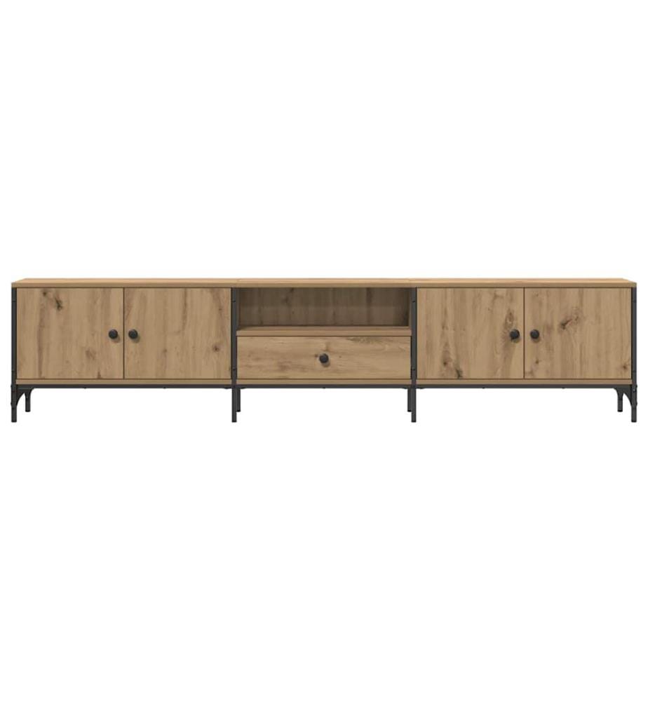 TV-Schrank mit Schublade Artisan-Eiche 200x25x44 cm