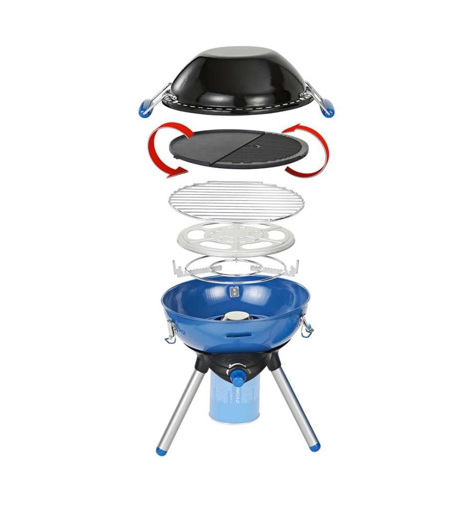 Party Grill Rechaud 400 CV - Ø 36 x 42 cm - Schwarz und Blau