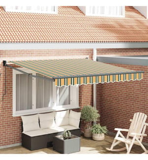 Ausziehbare Markise Mehrfarbig 350 x 250 cm