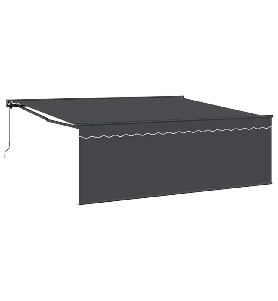 Auvent Rétractable Anthracite 400 × 300 cm