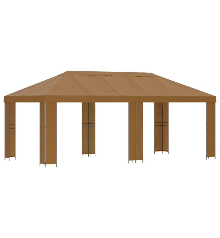 Abri de jardin 6 x 3 m Beige Polyester et Acier 190