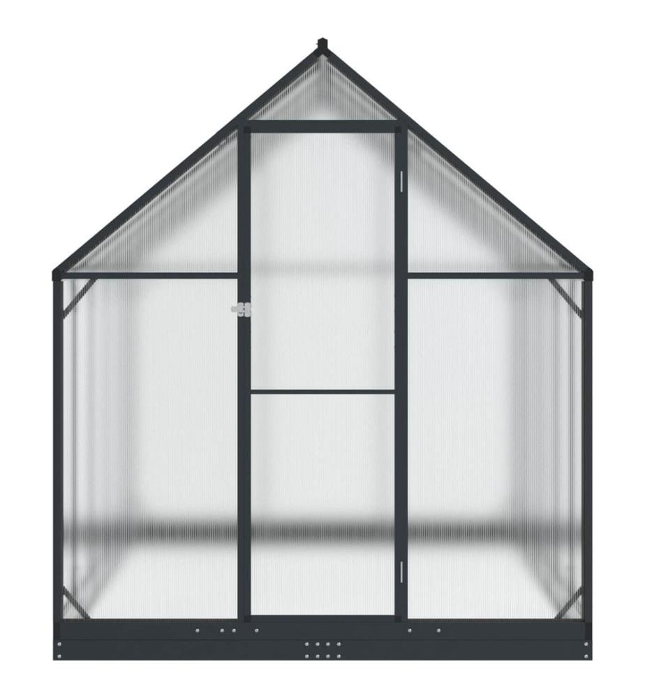 Serre de jardin avec porte Anthracite 183,5 x 303,5 x 207 cm
