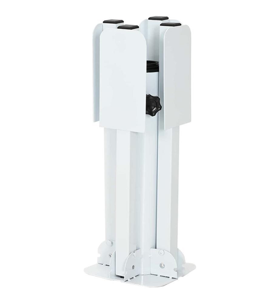 Sonnenschirmständer Weiss Stahl