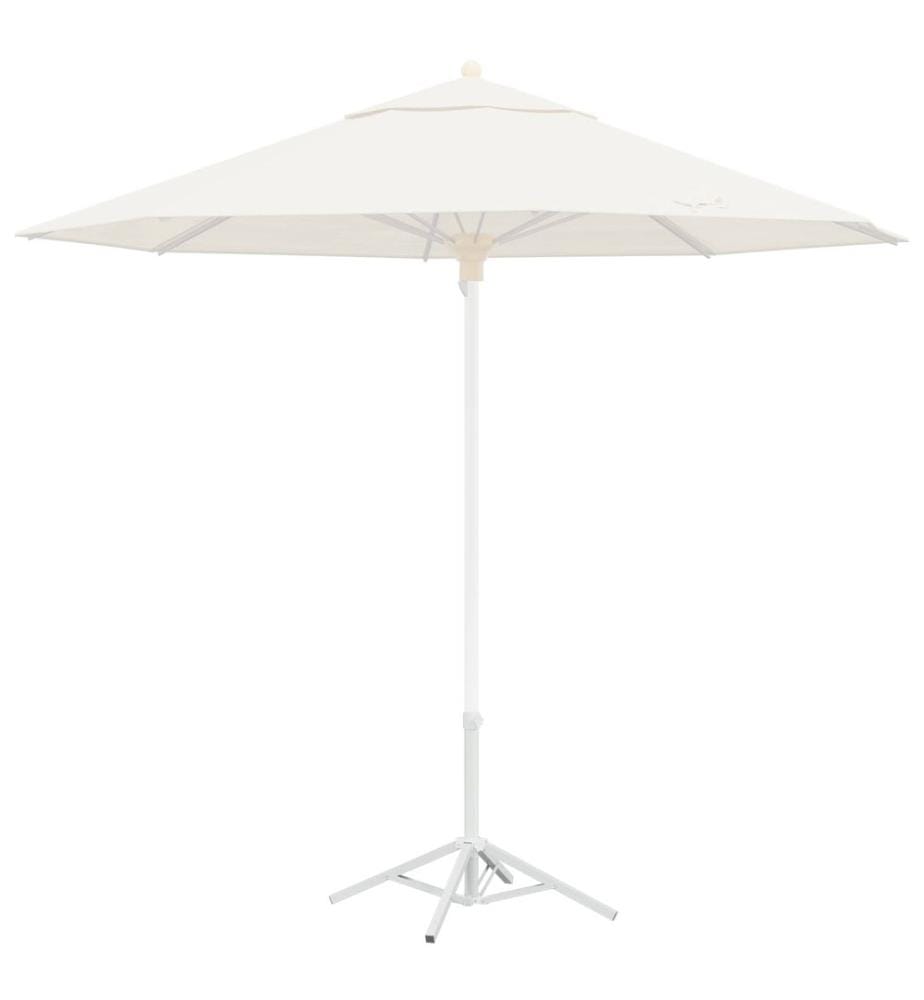 Parasol Stand Weiss Stahl für 25-32 mm Stange