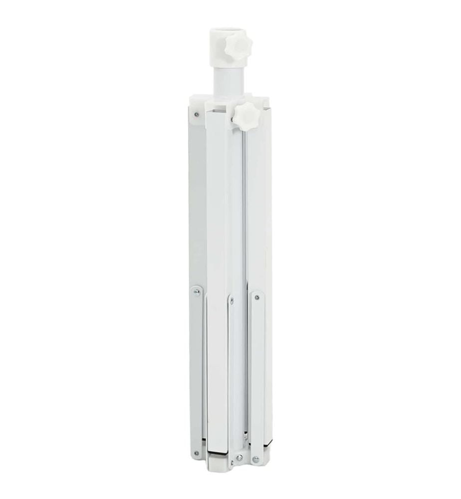 Parasol Stand Weiss Stahl für 25-32 mm Stange