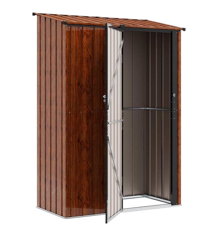 Cabanons de jardin Marron 140,5 x 74 x 200 cm Mét??
