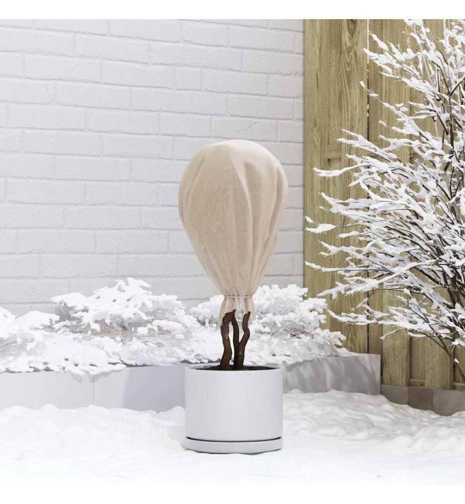 Fleece de protection des plantes contre le gel Beige