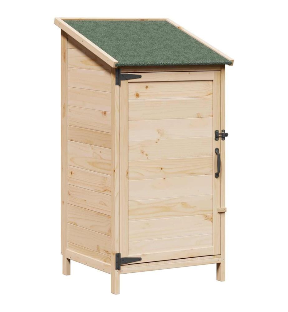 Abri de jardin Naturel 59 x 56 x 113,5 cm Bois de Sapin Massif