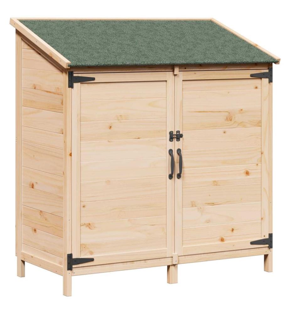Abri de jardin avec toit Naturel 106,5 x 56 x 113,5 cm
