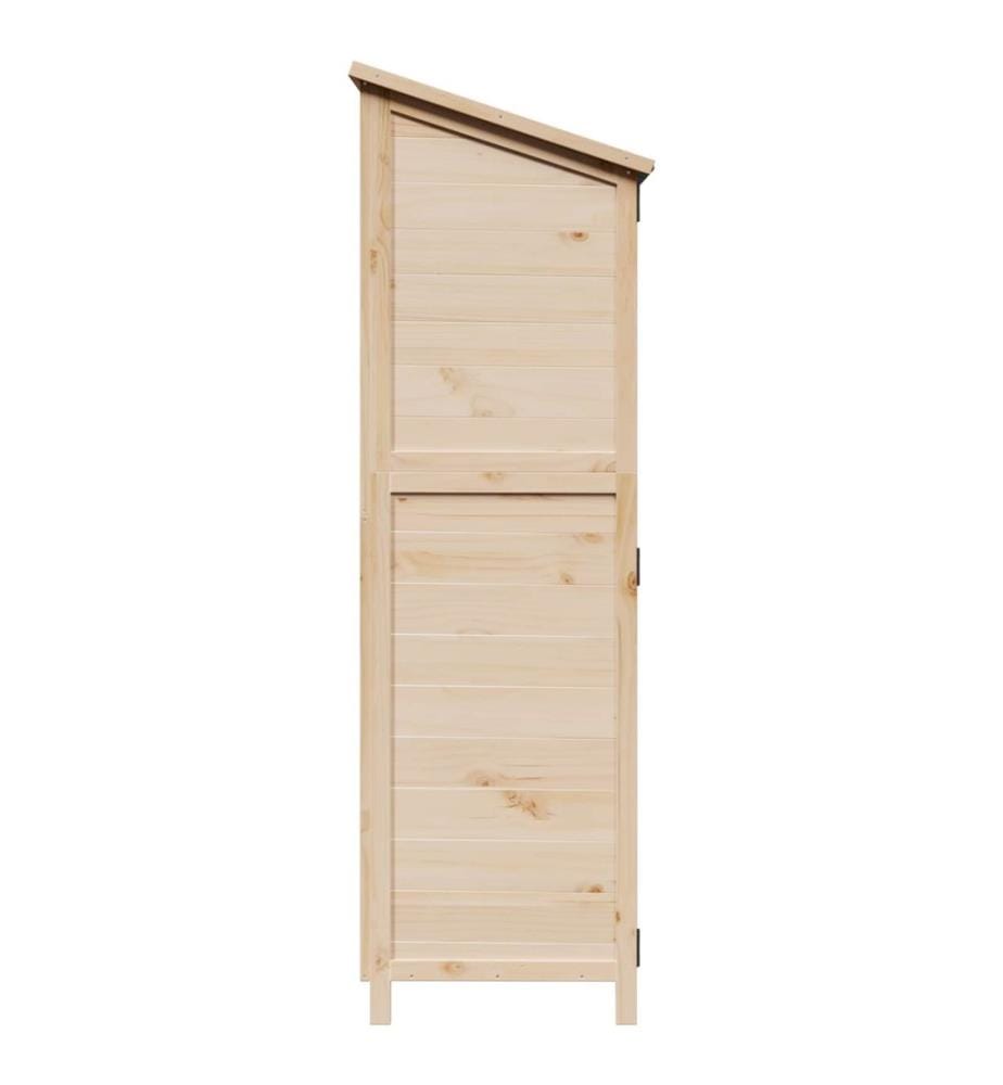 Abri de jardin avec toit Naturel 59,5 x 56 x 176,5 cm