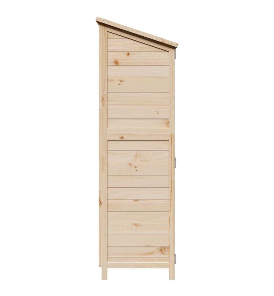 Abri de jardin Naturel 106,5 x 56 x 176 cm Bois de Sapin Massif