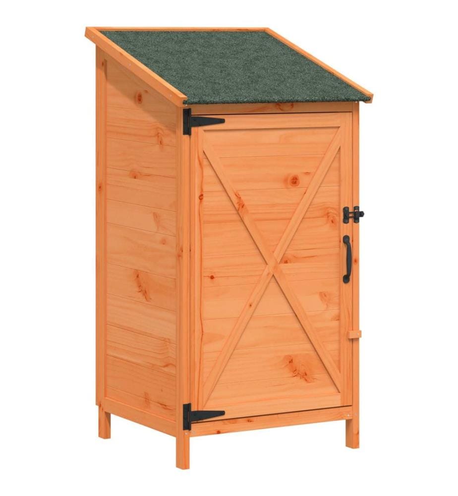 Gartenschuppen Braun 59,5 x 56 x 113,5 cm Massivholz aus Fichte