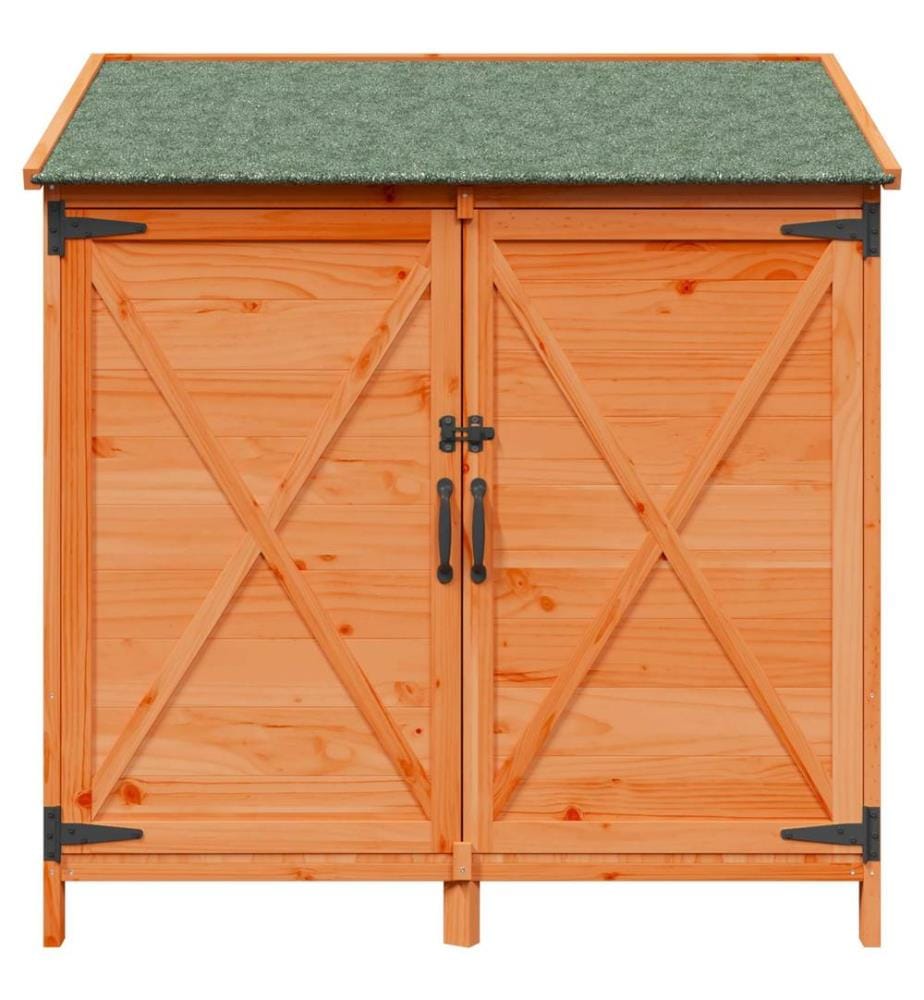 Abri de jardin Marron 106 x 56 x 113,5 cm Bois de Sapin Massif