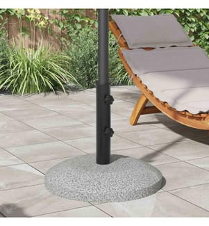 Parasol Fussrohr 0.6 kg Schwarz Eisen for 40-50 mm Pole