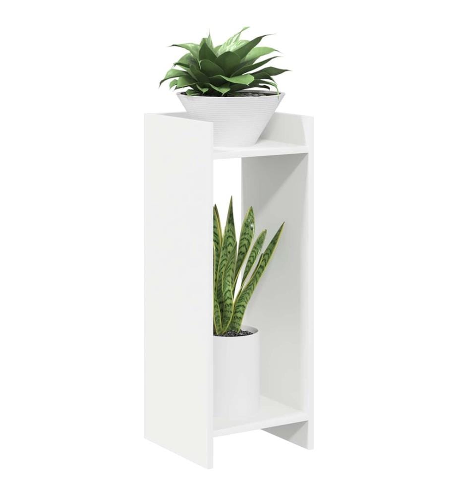 Support de Plante Blanc 30 x 30 x 80 cm Bois d'ingénierie