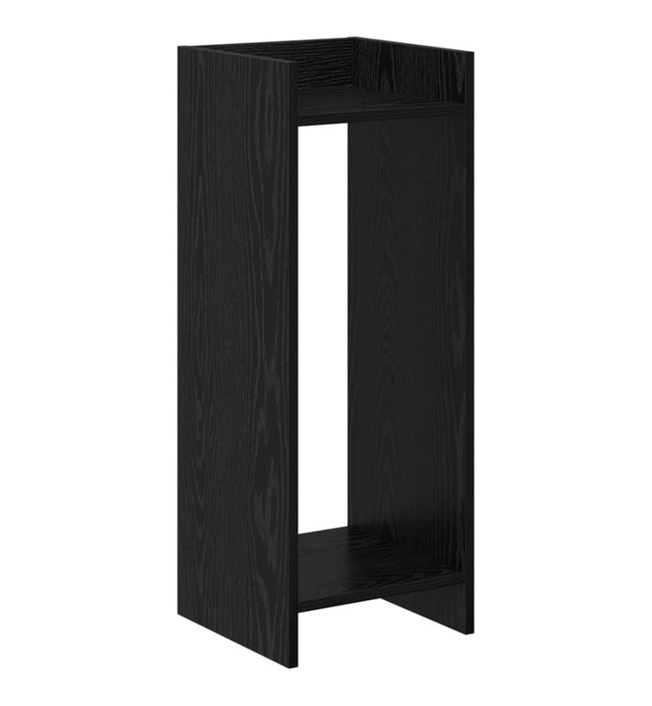 Support de Plante Chêne Noir 30 x 30 x 80 cm Bois d'ingénierie