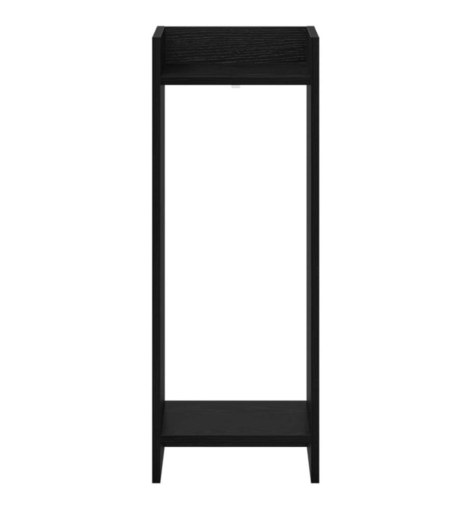 Support de Plante Chêne Noir 30 x 30 x 80 cm Bois d'ingénierie