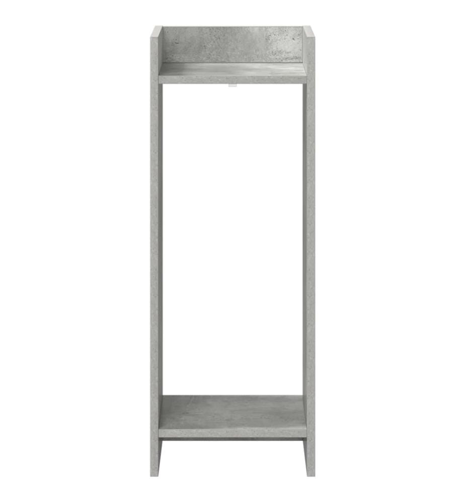 Support de Plante Gris Béton 30 x 30 x 80 cm Bois d'ingénierie