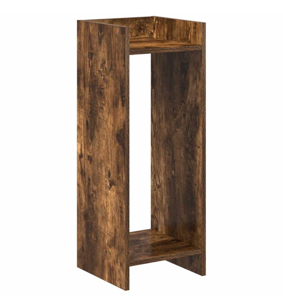 Support de Plante Chêne Fumé 30 x 30 x 80 cm Bois d'ingénierie