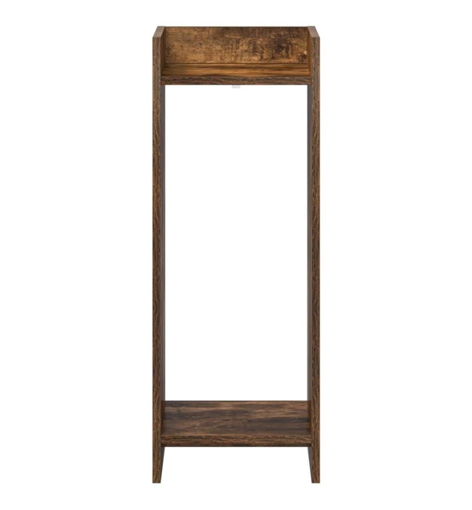 Support de Plante Chêne Fumé 30 x 30 x 80 cm Bois d'ingénierie