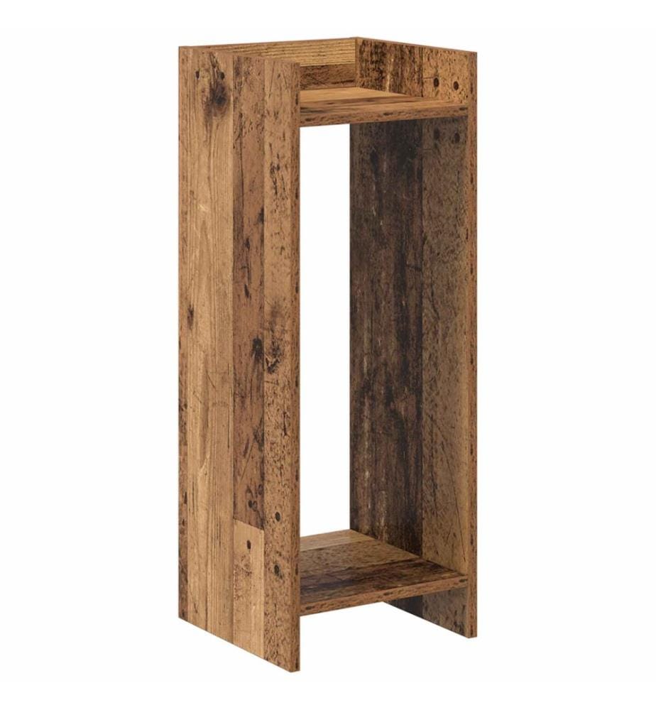 Support de Plante 2 pcs Bois ancien 30 x 30 x 80 cm