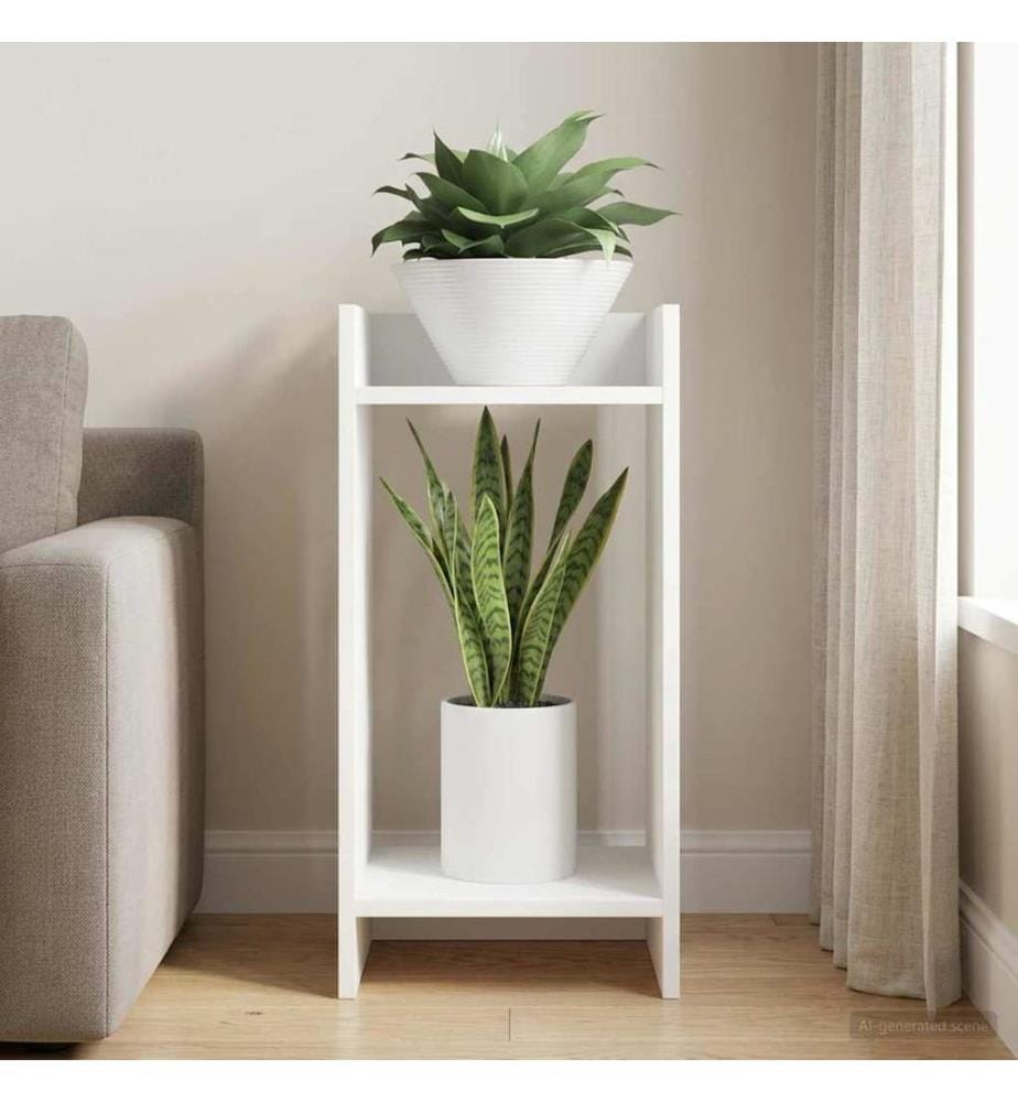 Support de Plante Blanc 30 x 30 x 60 cm Bois d'ingénierie