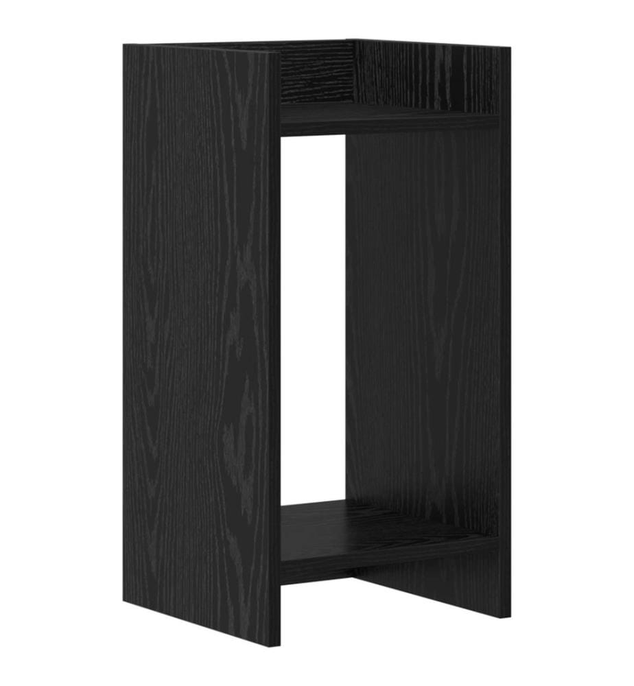 Support de Plante Chêne Noir 30 x 30 x 60 cm Bois d'ingénierie