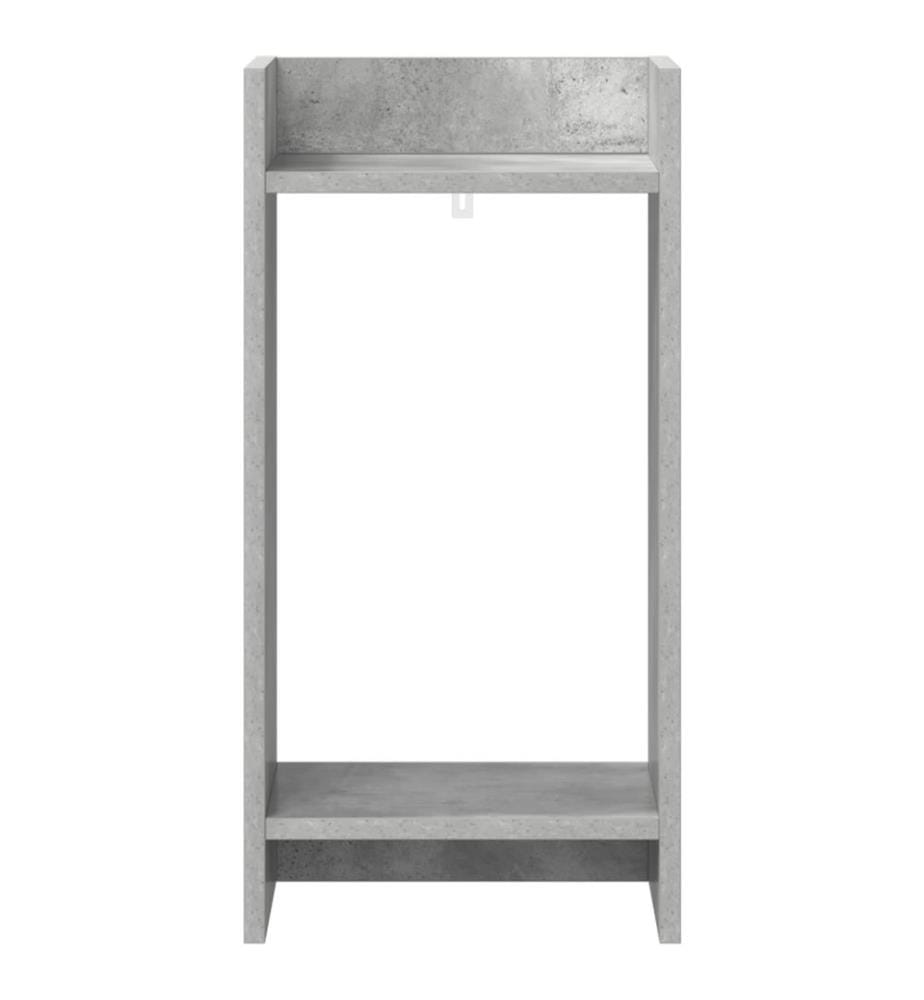 Support de Plante Gris Béton 30 x 30 x 60 cm Bois d'ingénierie