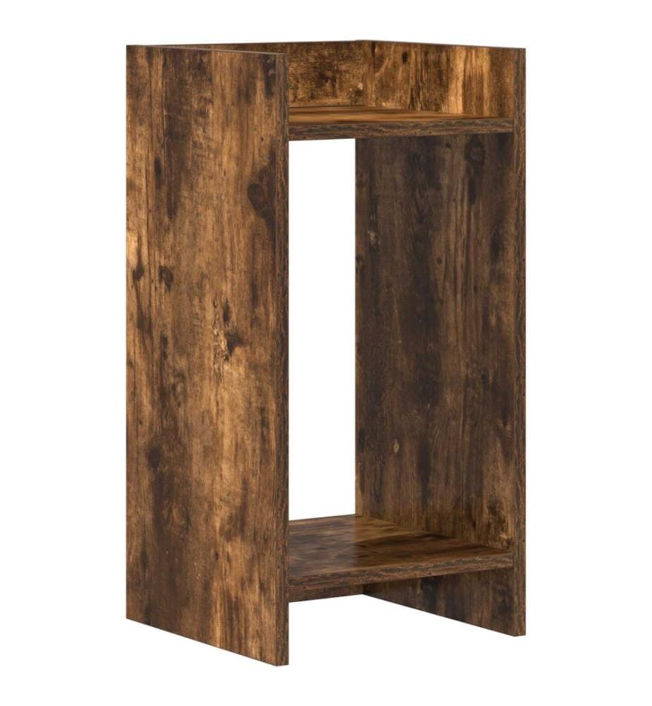 Support de Plante Chêne Fumé 30 x 30 x 60 cm Bois d'ingénierie
