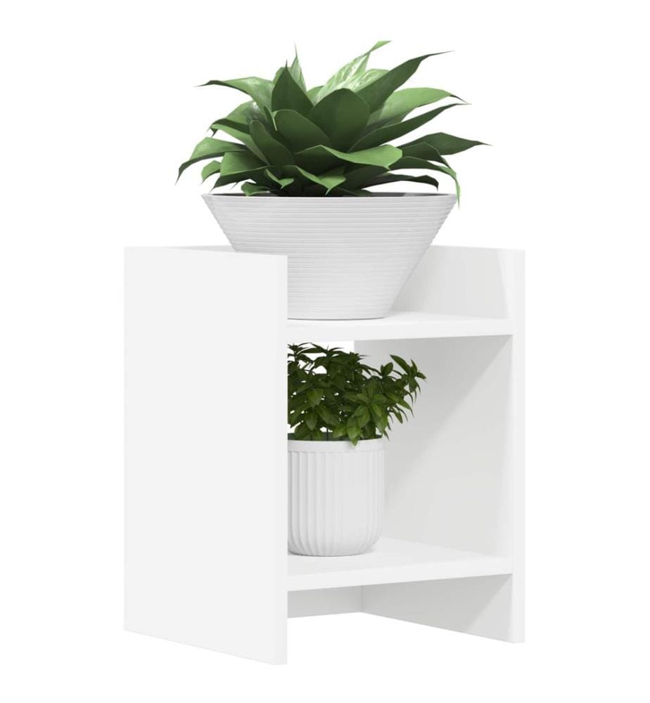 Support de Plante Blanc 30 x 30 x 40 cm Bois d'ingénierie