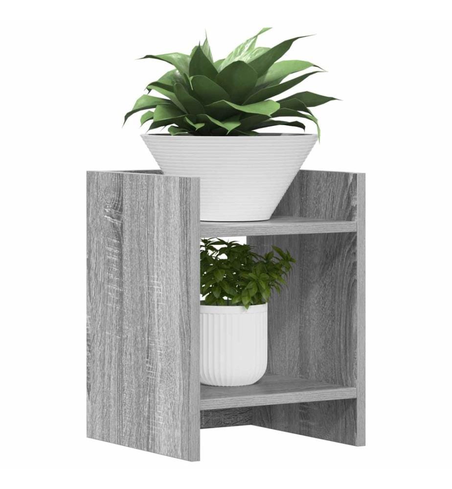 Support de Plante Gris Sonoma 30 x 30 x 40 cm Bois d'ingénierie