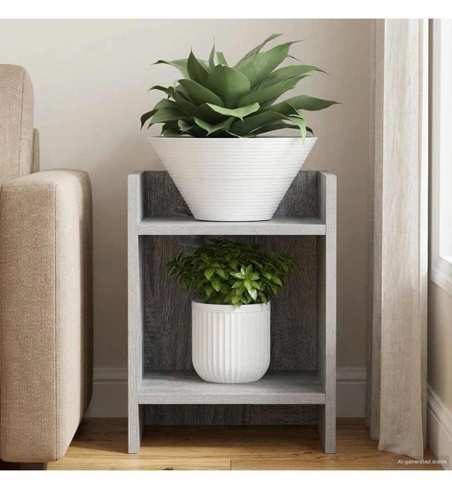 Support de Plante Gris Sonoma 30 x 30 x 40 cm Bois d'ingénierie