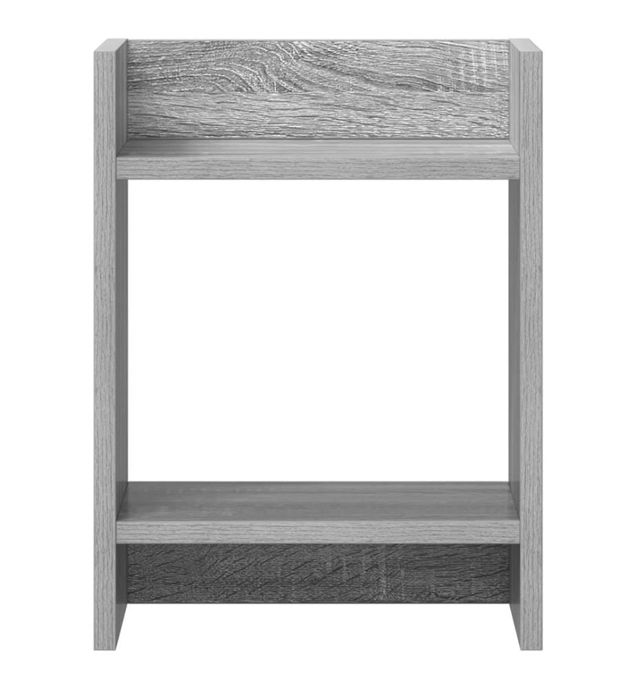 Support de Plante Gris Sonoma 30 x 30 x 40 cm Bois d'ingénierie