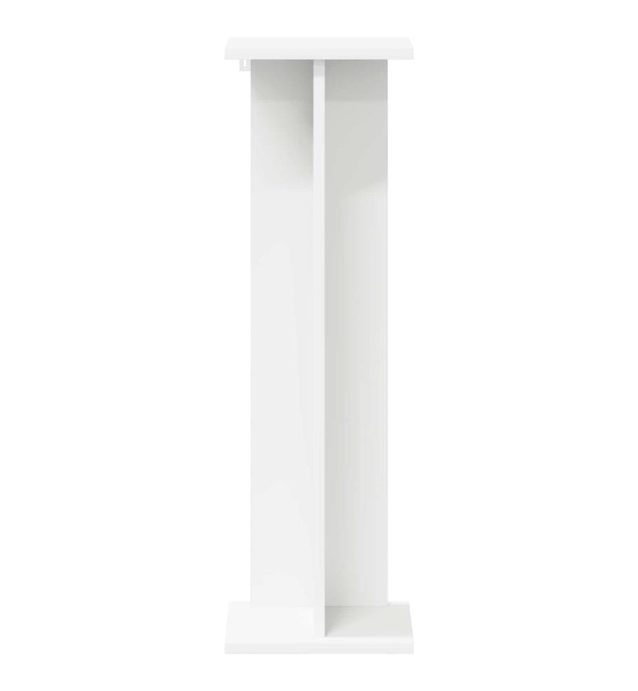 Support de Plante Blanc 25 x 25,5 x 80,5 cm Bois d'ingénierie
