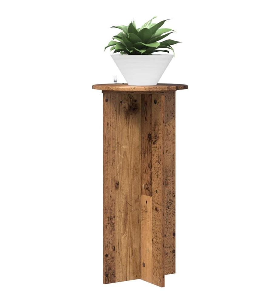 Support de Plante 2 pcs Bois ancien 40 x 40 x 80 cm